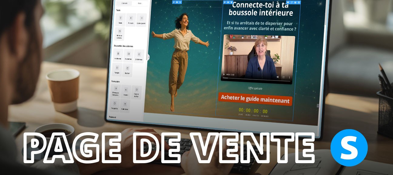 Créer une page de vente rapidement et efficacement avec Systeme.io