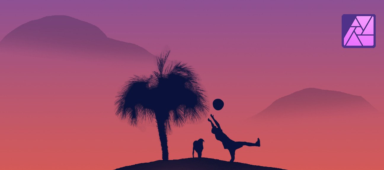 Illustration originale sur Affinity Photo