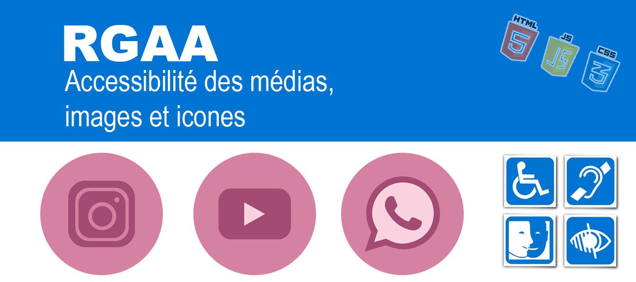 Accessibilité des images, icônes et médias - RGAA