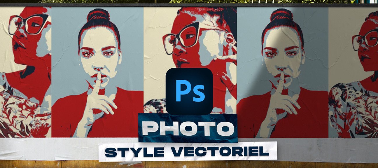 Gratuit : Appliquer un style vector art Shepard Fairey dans Photoshop