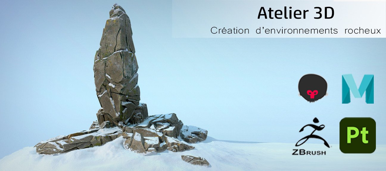 Atelier 3D : Création d'environnements rocheux