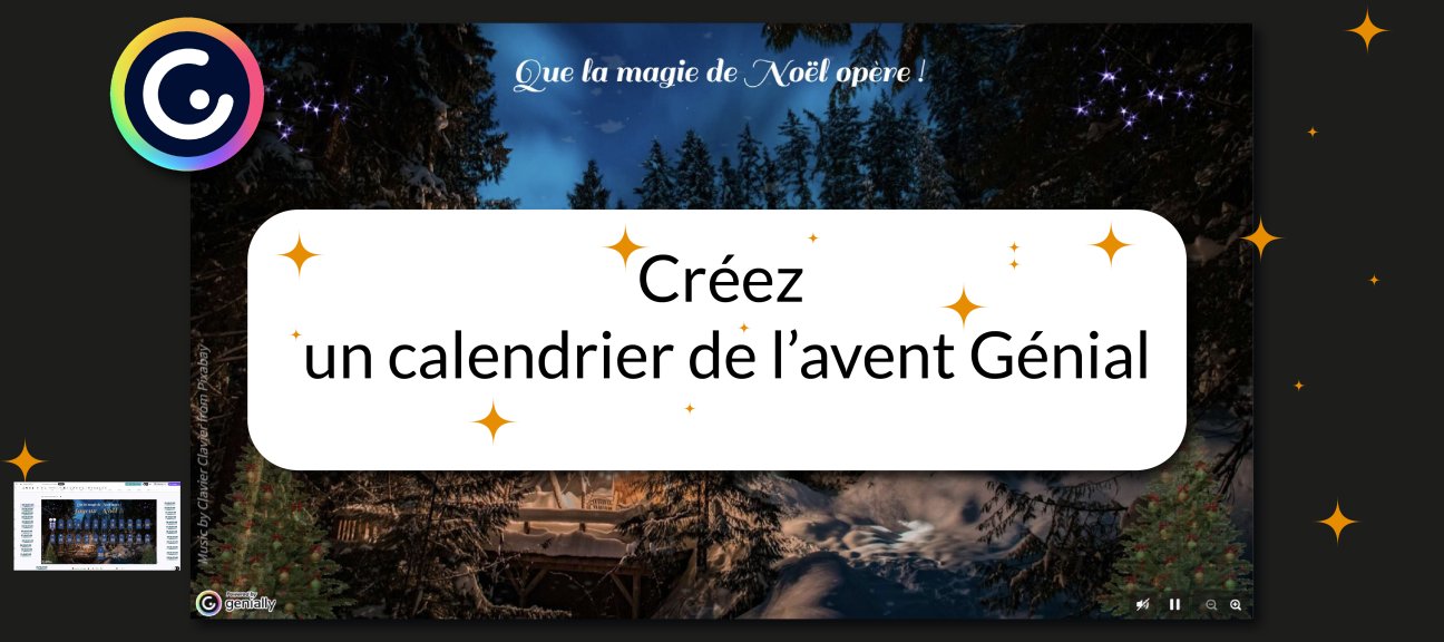 Créez un calendrier de l'avent Génial !