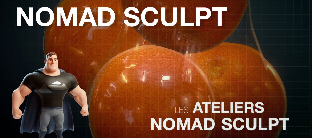 Atelier Nomad Sculpt : simuler un emballage plastique hyper-réaliste
