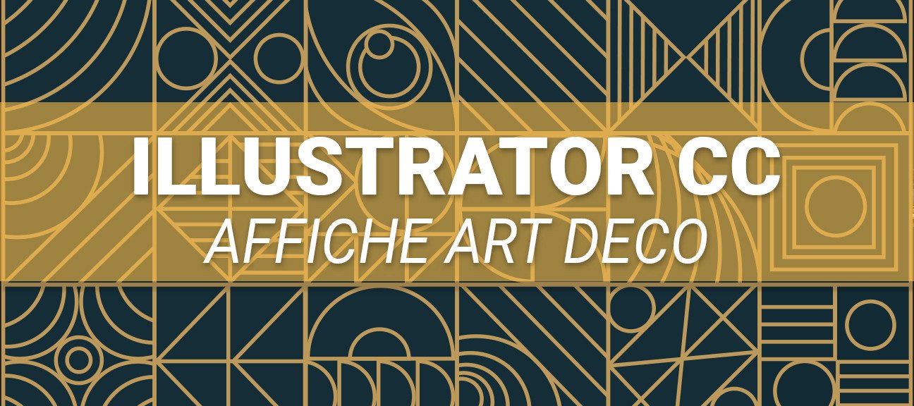 Création de poster abstrait vectoriel – Illustrator