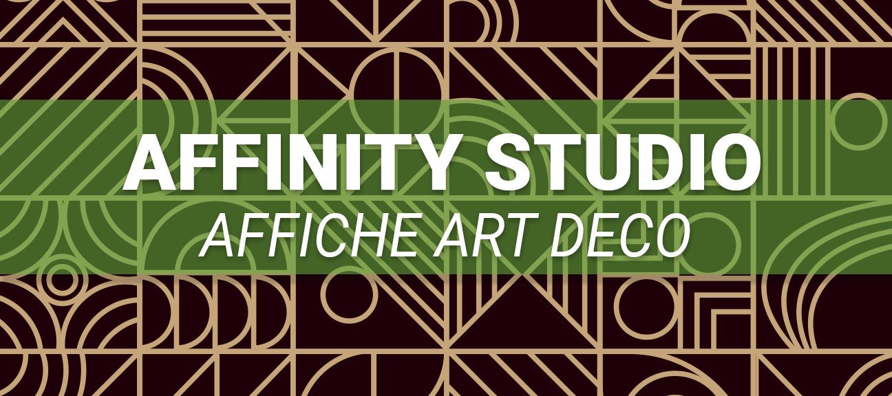 Création de poster abstrait vectoriel – Affinity Studio