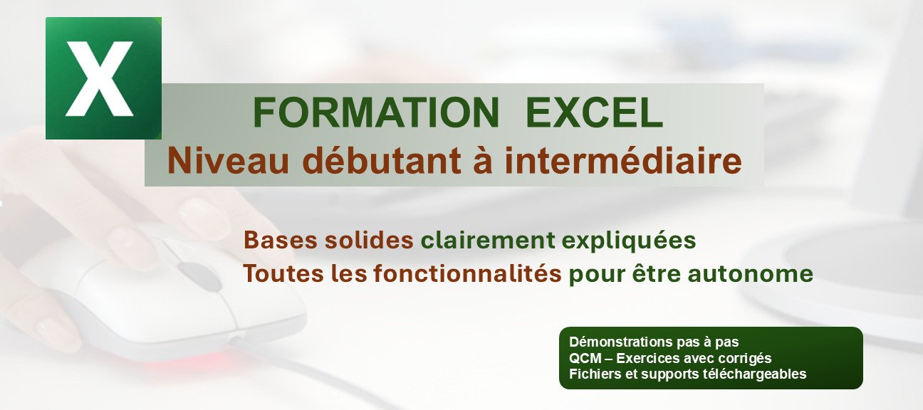 Excel pratique - Bases solides et outils intermédiaires