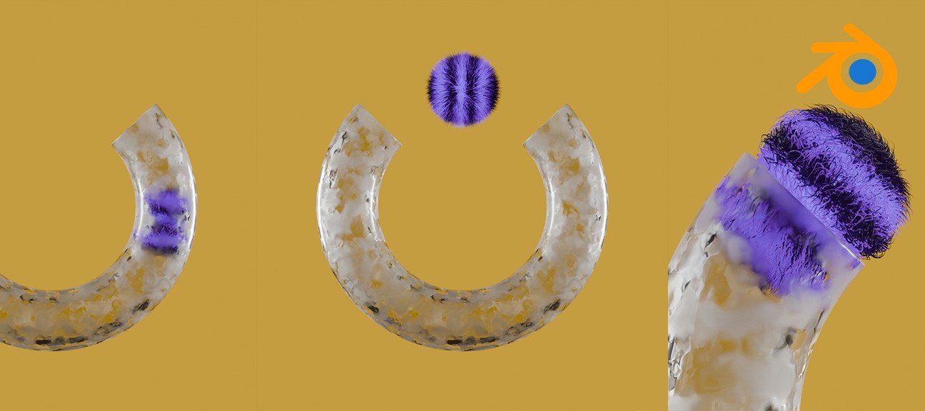 Animation Blender : initiation à la simulation 'Particle Hair'