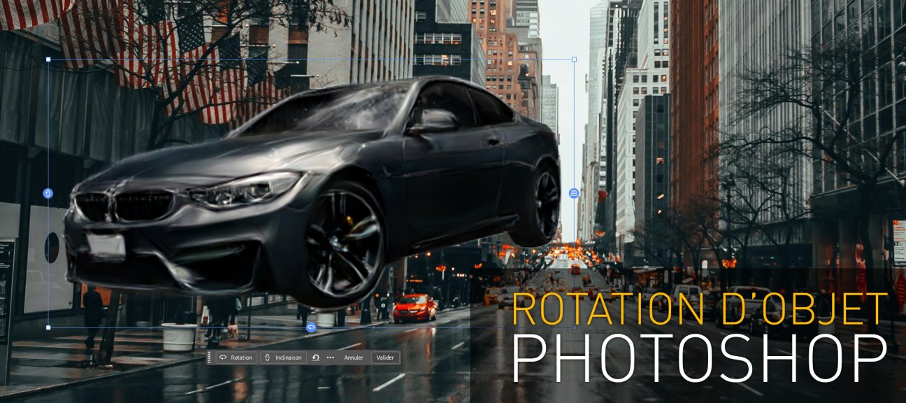 Rotation de l'Objet dans Photoshop