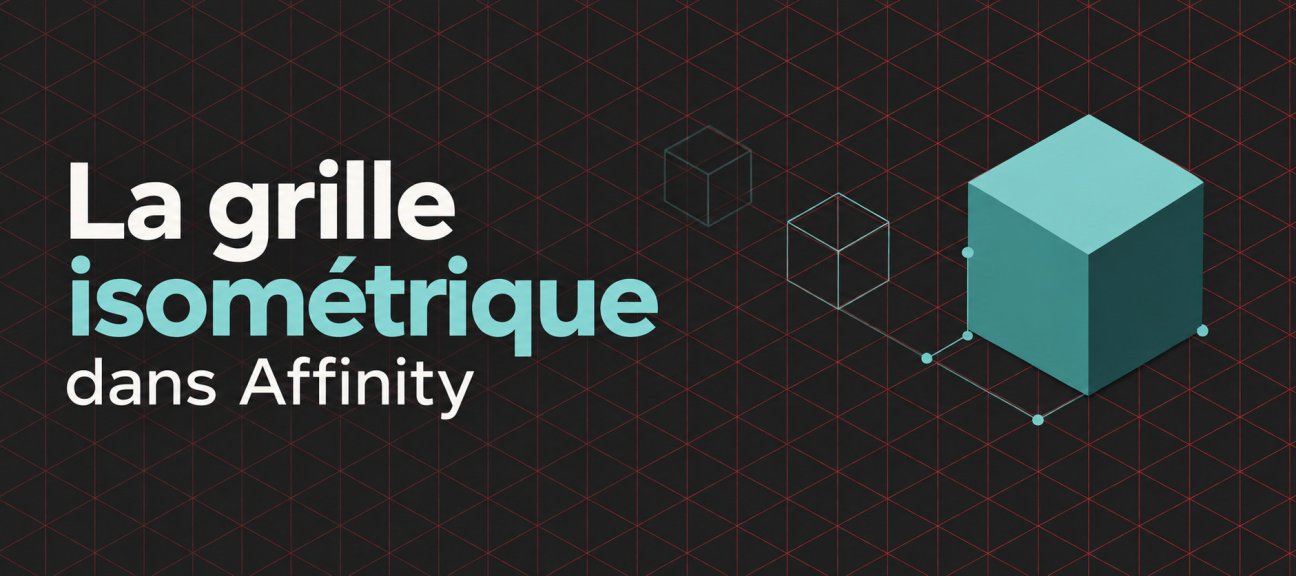 Grille isométrique dans Affinity : dessiner en volume sans calculer un seul angle