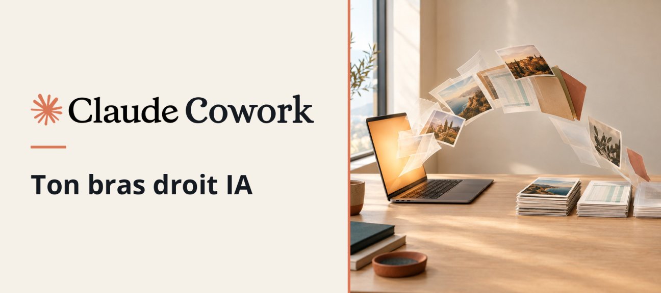 Claude Cowork, ton bras droit IA : range tes fichiers, automatise ton travail