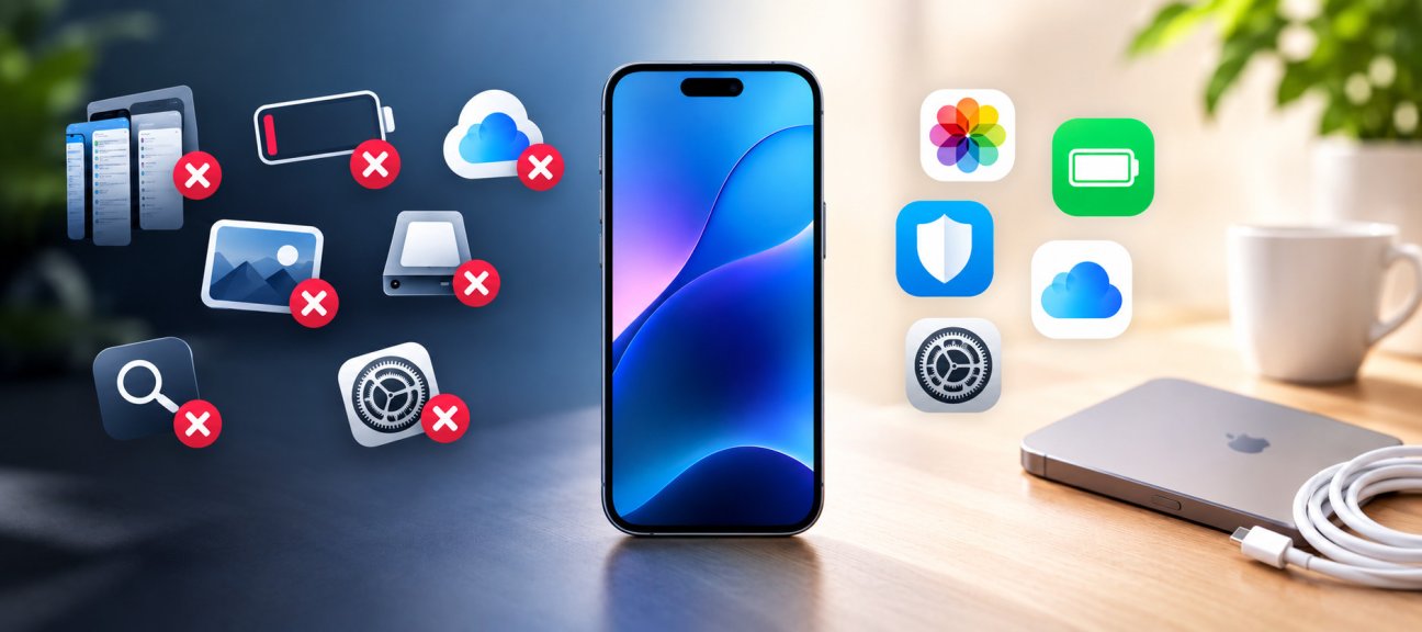 Erreurs iPhone à éviter : les bons réflexes pour protéger batterie, photos et stockage