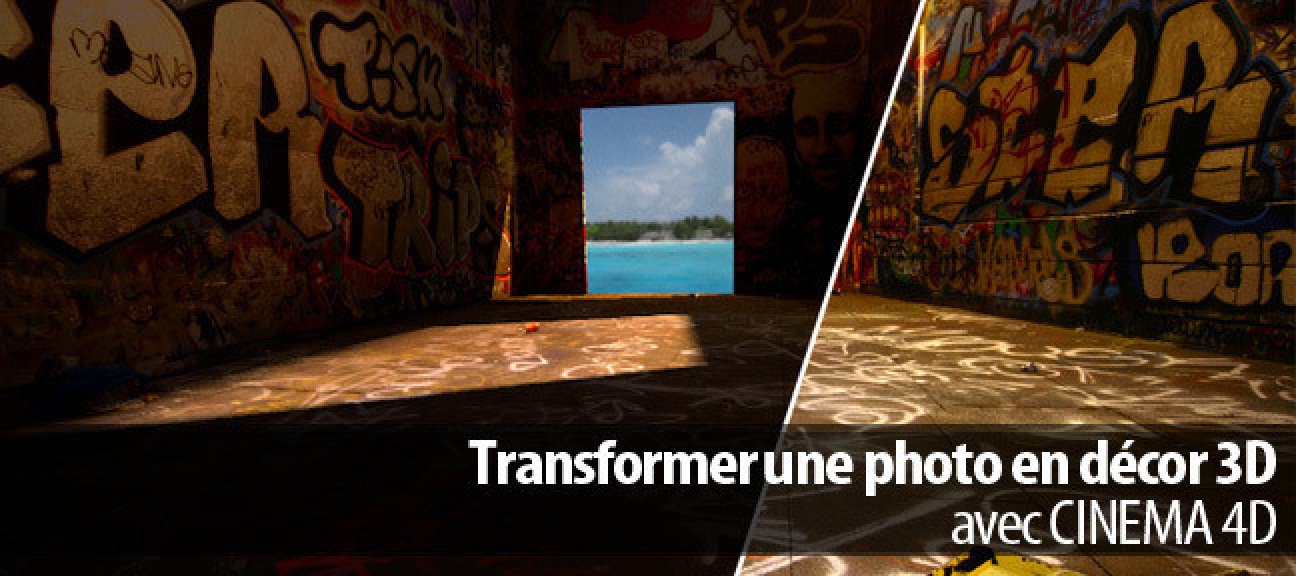 Transformer une photo en décor 3D