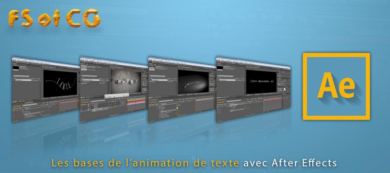 After Effects : Les bases de l'animation de texte