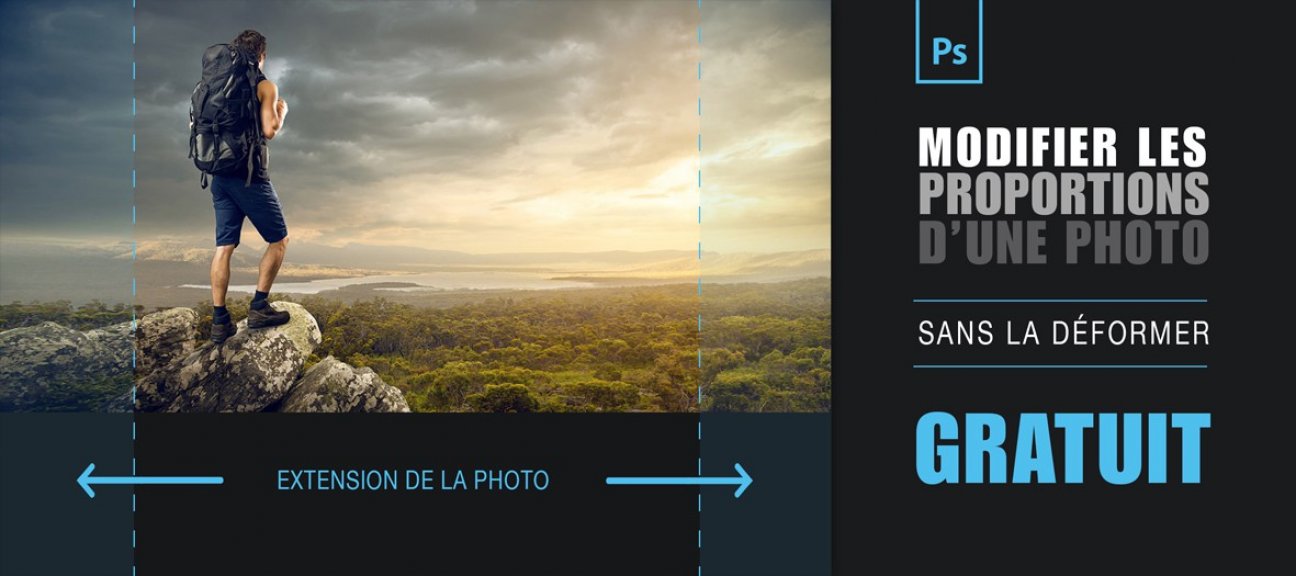 Gratuit Photoshop : modifier les proportions de vos photos sans la déformer