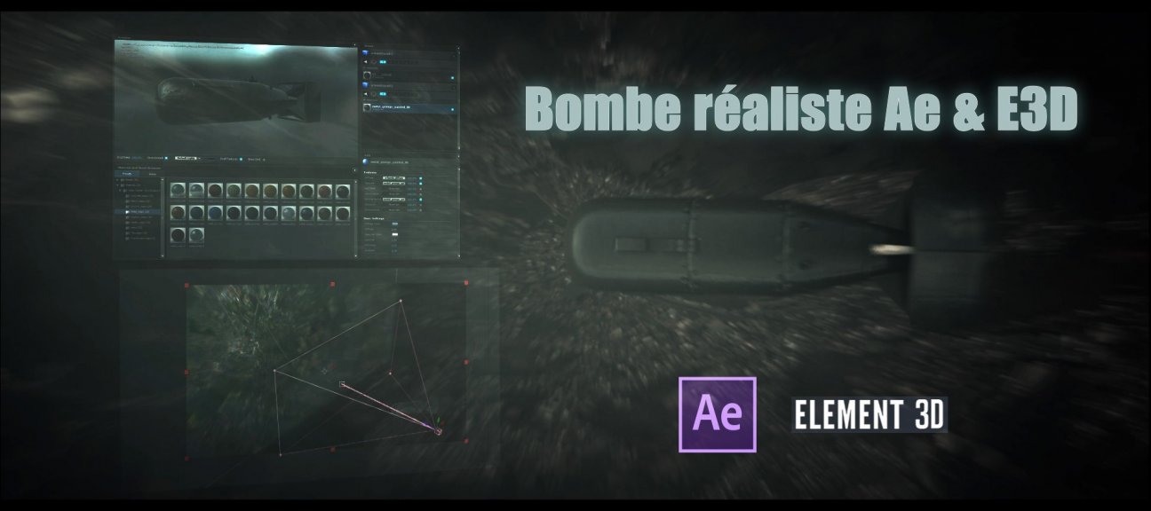 Chute de bombe réaliste : After Effects & Element 3D
