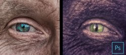 Photoshop - Transformer radicalement un oeil humain