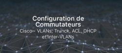 Configuration de Commutateurs Cisco - VLANs, Trunck, ACL, DHCP et Inter-VLANs