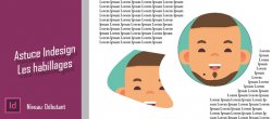 Astuce Indesign gratuite : Habillage de texte