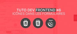 Dev Fron tEnd #6 :  Icônes dans les champs d'un formulaire