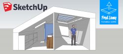 Gratuit : Aménagement de combles sur SketchUp
