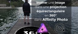 Insérer une image dans une projection équirectangulaire en 360° dans Affinity Photo