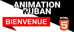 Animer un ruban en SVG
