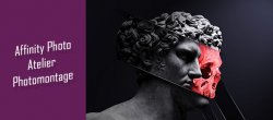 Affinity Photo - Atelier photomontage Crâne / Statue