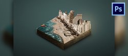 Atelier Photoshop - Montage et retouche photo isométrique