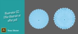 Gratuit - Création de textures abstraites et d'effet poils dans Illustrator