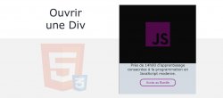 Découvrez comment ouvrir une boîte Div en CSS