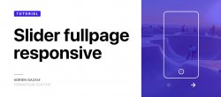 Mettre en place un Slider Responsive en Full page