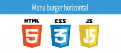Menu burger horizontal