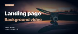 Designer une Landing page avec Background vidéo sur Adobe XD