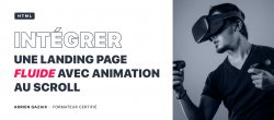 Intégrer une Landing Page fluide animée au scroll