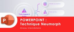 PowerPoint : Infographie avec style Neumorph
