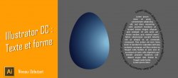 Créer des textes dans et sur une forme dans Illustrator CC