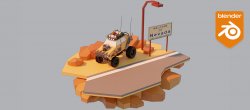 3D lowpoly sur Blender