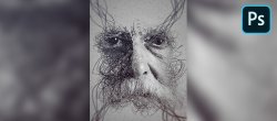 Photoshop - Créez et ajoutez un effet de lignes graphiques sur un portrait