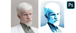 Photoshop - Transformez une photo de portrait en image graphique