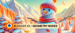 Blender 4.X - Geometry Nodes - Atelier 01