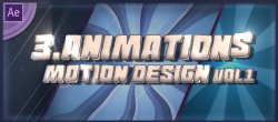 3 Animations Motion Design de texte avec After effects vol1