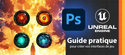 Photoshop gratuit pour créer vos interfaces de jeu importées dans Unreal Engine