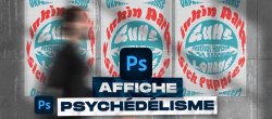 Création d'une affiche dans le style psychédélique sur Photoshop