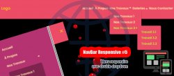 NavBar Responsive #5 : Menu responsive avec double dropdown