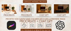 Procreate & Chat GPT Pour Décorateur d'intérieur