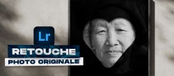 Retouche originale d'une photo noir et blanc avec Lightroom