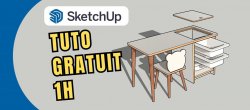 Gratuit : Modélisez et animez un bureau pour enfant