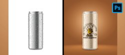 Créez un Mockup de Canette Réaliste sur Photoshop – Pas à Pas