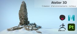 Atelier 3D : Création d'environnements rocheux