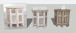 Modélisez une table orientale avec SketchUp